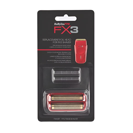 BaBylissPRO FX3 Red Shaver Replacement Foil & Cutter FXX3RF