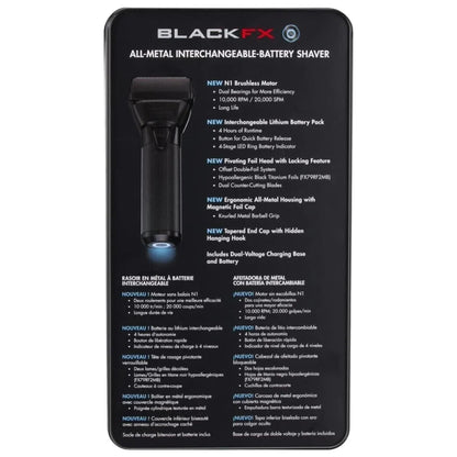 BaBylissPRO FXONE Black FX Shaver FX79FSMB