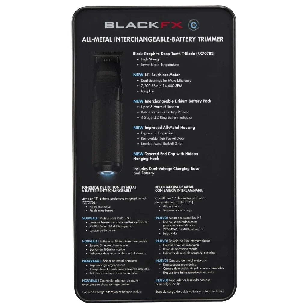 BaBylissPRO FXONE Black FX Trimmer FX799MB