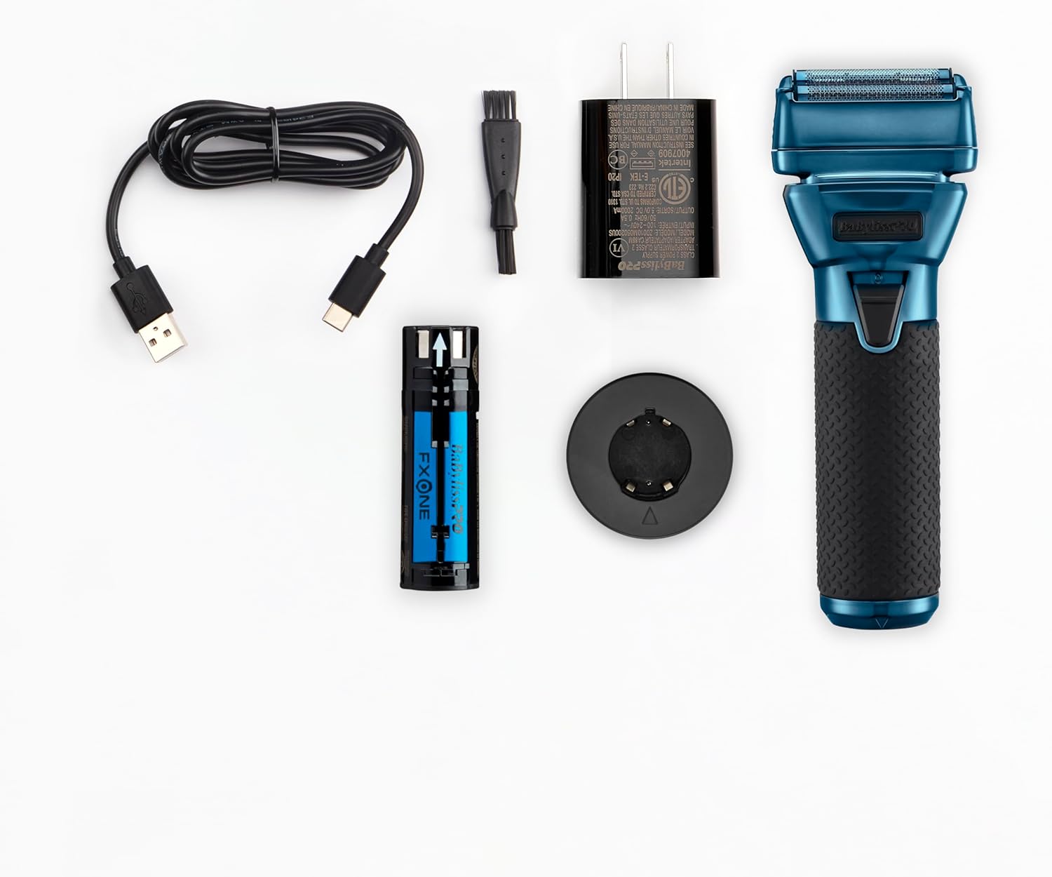 BaBylissPRO FXONE BlueFX Cordless Double Foil Shaver FX79FSBL