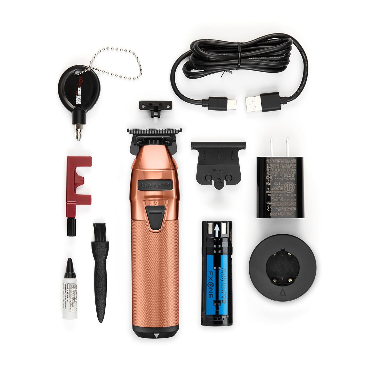 BaBylissPRO FXONE Cordless Trimmer Rose Gold FX799RG