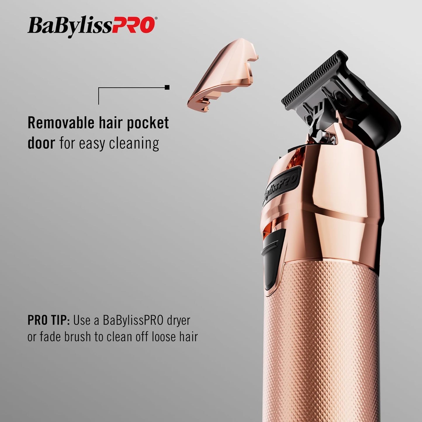 BaBylissPRO FXONE Cordless Trimmer Rose Gold FX799RG