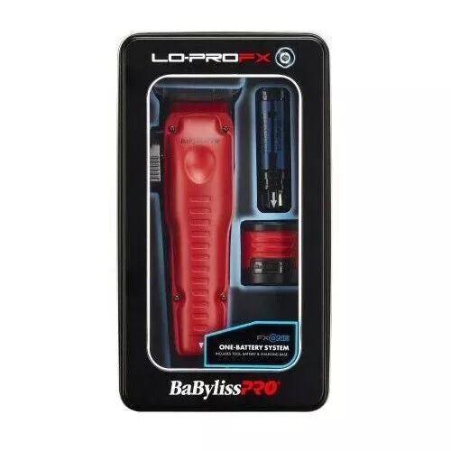 BaBylissPRO FXONE Lo-ProFX Limited Edition Matte Red Clipper FX829MR