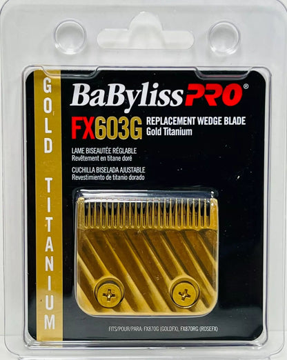 Babylisspro Gold Titanium Wedge Blade Replacement Fx603G