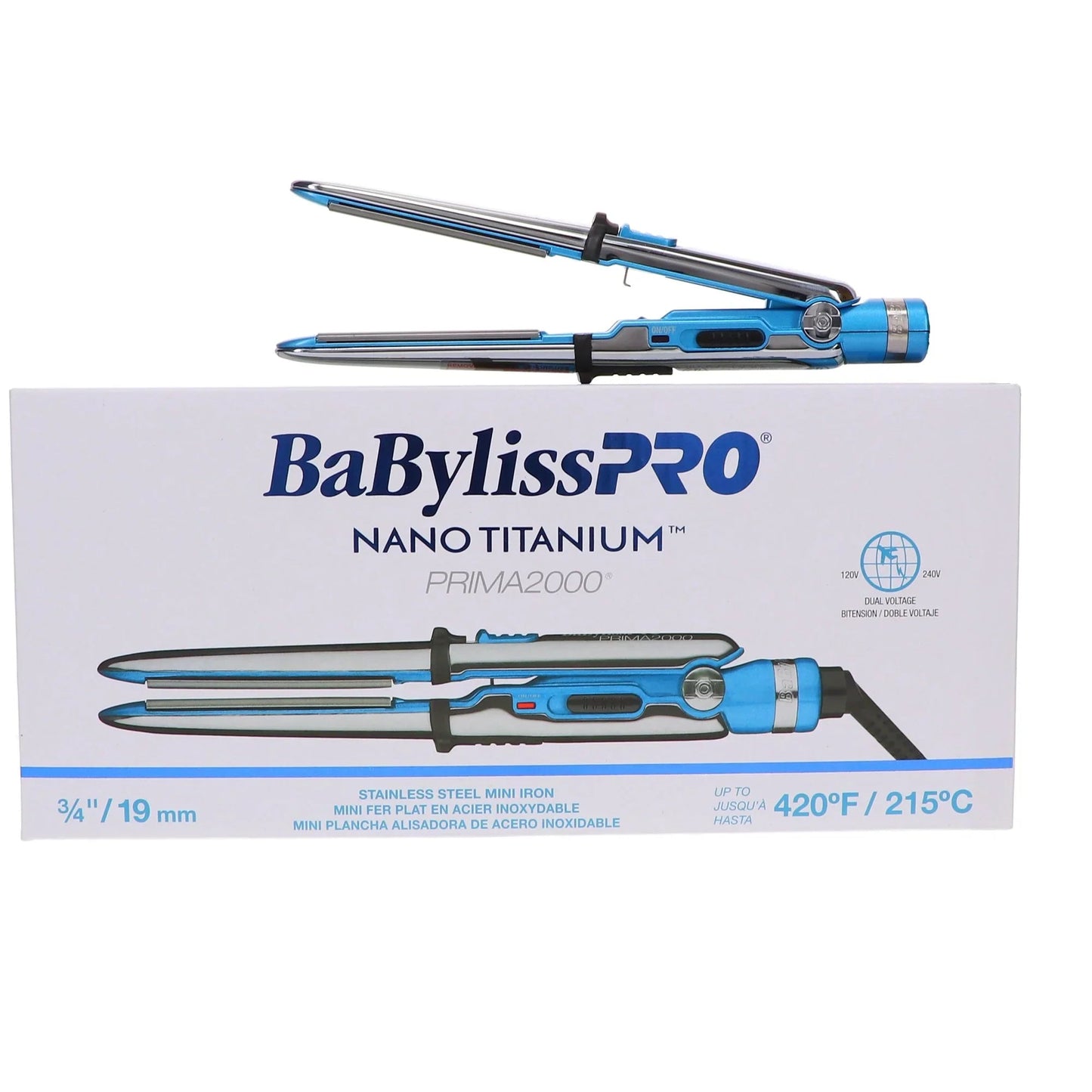 BaBylissPRO Nano Titanium Travel Dryer & Prima 2000 Combo BNT2000UC BNT053TUC