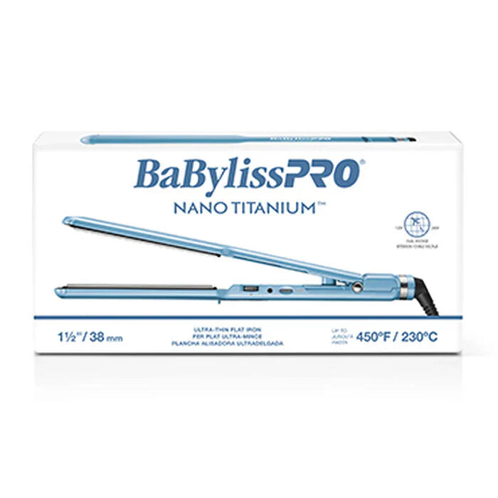 BaBylissPRO Nano Titanium Ultra-thin 1½" Straightener BNT4073TUC