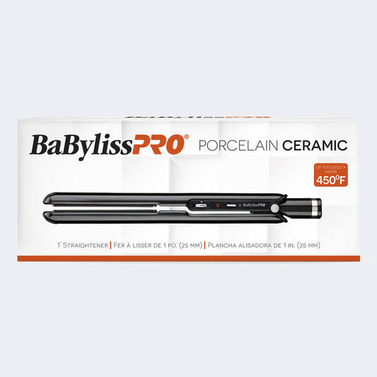 BaBylissPRO Porcelain Ceramic 1" Straightening Iron BP9557UC