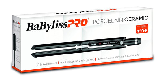 BaBylissPRO Porcelain Ceramic 2" Straightening Iron BP9561UC