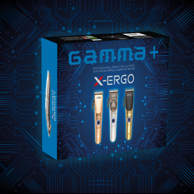 Gamma+ X-ERGO Linear Cordless Clipper with Microchipped Magnetic Motor HCGPXERGOMS